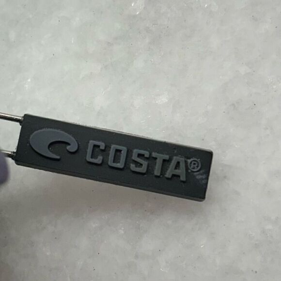 Costa Del Mar Textured Logo Zipper Soft Lined Eyeglass Sunglasses Case Black OS - Picture 4 of 5